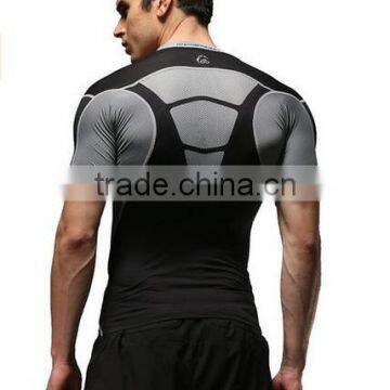New Design Sportswear Run Wear Gym Dry Fit Men Athletic Custom T Shirt photo-2