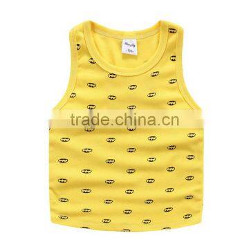 Wholesale Summer Sleeveless Cotton Boys Casual Children Tops photo-2
