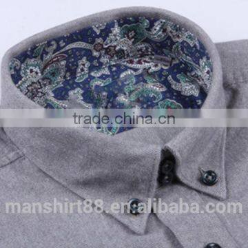 Shirt New Fashion 100% Cotton Business Shirt for Men Button Down Long Sleeve photo-2