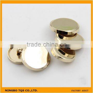 Hot Sale Golden 15mm 20mm Flat Women Shirt Custom Metal Sewing Buttons