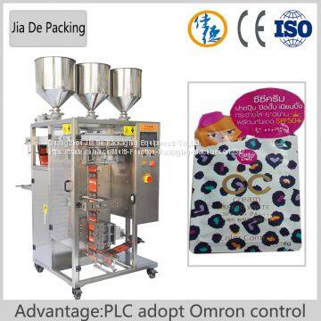 Irregular shaped sachet packing machine