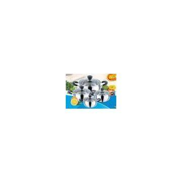 8 Piece Apple Stainless Steel Kitchen Cookware Sets for 14CM, 16CM, 18CM, 20CM