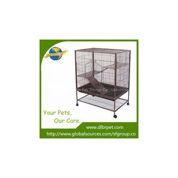 Luxirious Double Floor Durable Metal Material Ferret Cage,OEM is Welcome,Factory Supply. photo-2