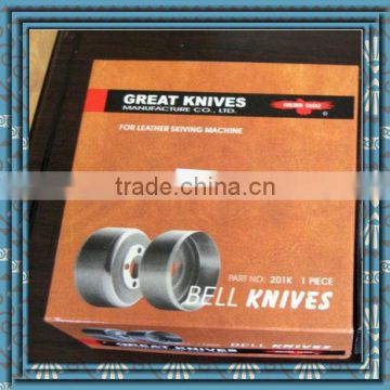 Golden eagle bell knife for skiving machines