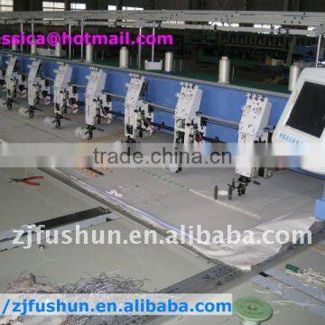 fushun 110 10heads cording coiling taping beads ribbon and flat computerized embroidery machine