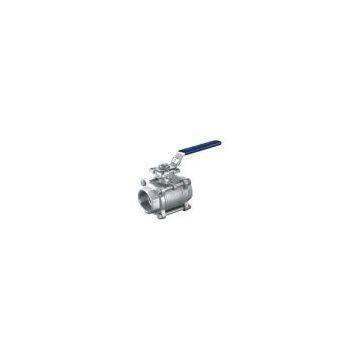 3-PC BALL VALVE WITH MOUNTING PAD