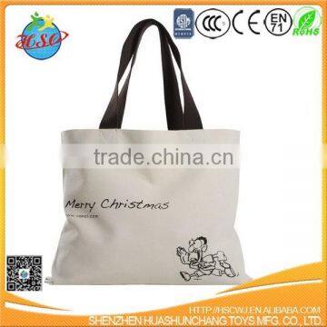 hot sales shopping bag plain canva tote bag