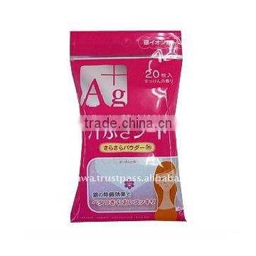 Japan Ag+ Sweat Wiping Sheet(Scent of Soap)20 wholesale