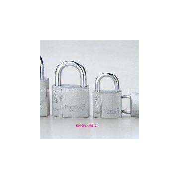 Silver Spray Painted Iron Padlock