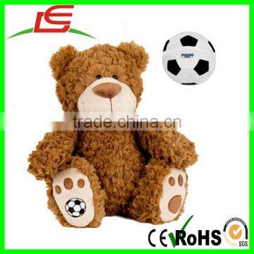 Buddy Ball Plush Teddy Bear Soccer converts to a ball