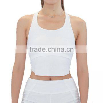 Stretch Seamed Workout Fitness Womens Tops Sports Bra