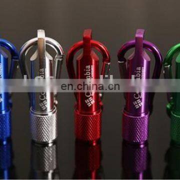 Hot selling top quality Novelty aluminium led carabiner for climbing