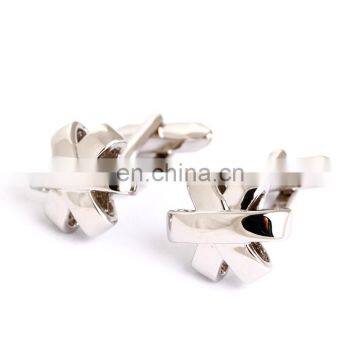 High quality cufflinks sliver snowflake mens shirt