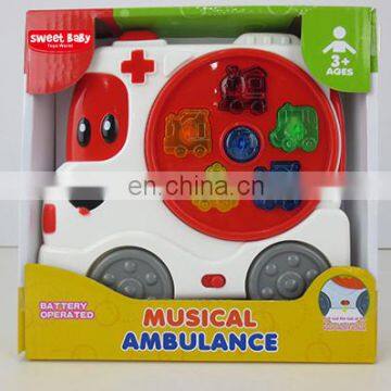 2017 New B/O Ambulance Educational KIds Toys