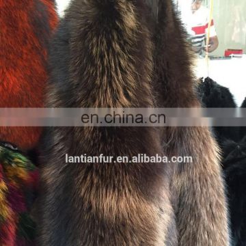 Dyed Raccoon Fur Skin /Fur Skin tanned Material