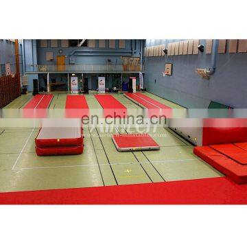 Popular inflatable gymnastics mats air tumble track inflatable air track for gym