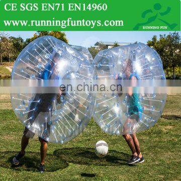 Factory price TPU/PVC inflatable soccer game,football inflatable body zorb ball,human inflatable ball