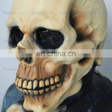 2015 Eco-friendly Adult size 007 latex Specter Skull Mask full head Deluxe Party Mask