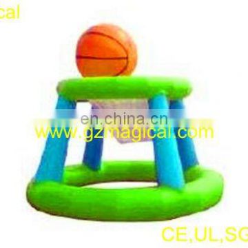 Inflatable water basketballs with hand print