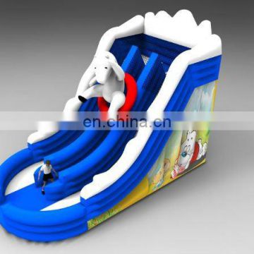 2012 New Design inflatable slide both for water and dry slide