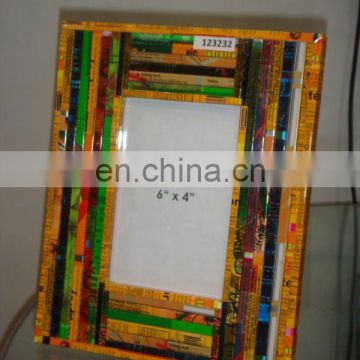 Recycled Tin Photo Frame 4x6