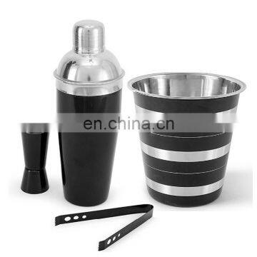 Luxury stainless steel cocktail shaker tool full bar Set