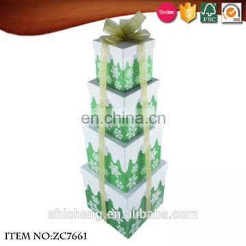 Chiratmas Snow Bling Gift Packaging Box With Lid photo-2