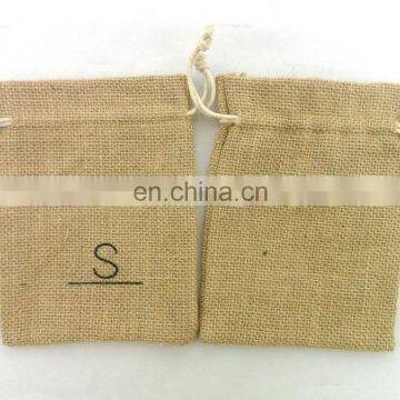 Jute Wedding Favor Pouches Drawstring Pouches Small Jewelry Bags 10*15cm photo-2
