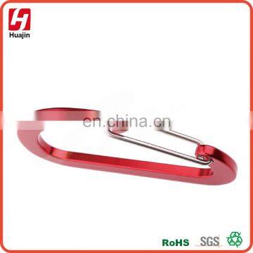 Large Aluminum Red Wiregate D Shape Carabiner,keychain IN STOCK photo-2