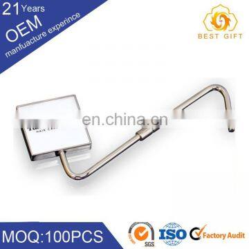 Women Portable Metal Elegant Purse Hanger / Bag Honger With Logo photo-4