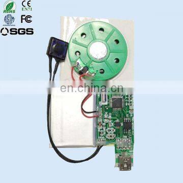 6 Sec To 60 Sec USB Mp3 Module With Slide Switch For Greeting Cards photo-6