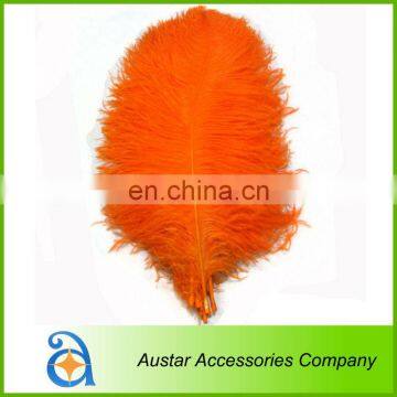 Orange Ostrich Feather for Wedding and PARTY Decoration