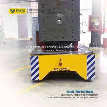 30T Capacity Battery Trackless Transfer Cart for Steel Structure Transport photo-3