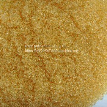 001×8 Styrene Series Gel Strong Acid Cation Exchange Resin