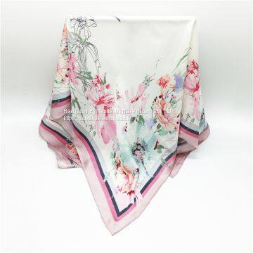 Best Price High Quality Digital Print Custom Fringe Silk Scarf