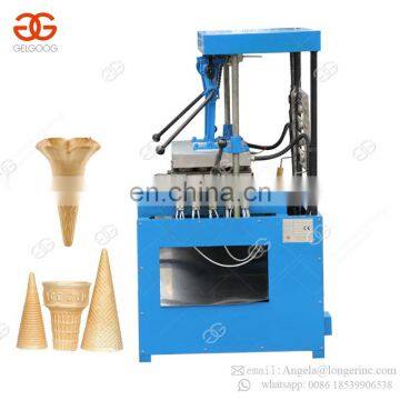 Guangzhou Semi Automatic Sugar Wafer Ice Cream Cone Baking Making Pizza Cone Maker Machine Equipment photo-3