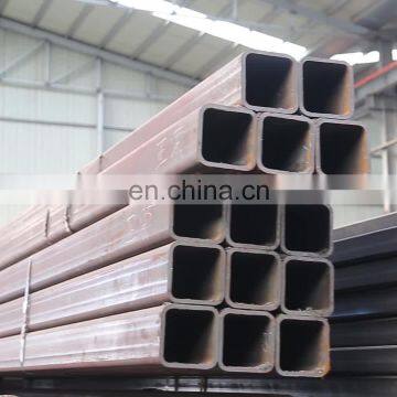 China manufacturer best price black hollow section carbon steel Q235 square tube