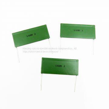 RI80P flat hv resistor precision thick film planer high voltage resistor