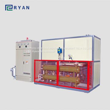 600KW electric thermal oil heater for heating resin