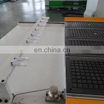 High Quality Wood Cabinet Door Cnc Router Machine Prices 1325 (1300*2500*300mm), Cabinet Door Door Vacuum Membrane Press Machine photo-3