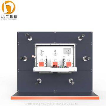 mavericks  3work stations  multifunction round press  die cutter machine
