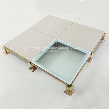 High-strength, High-load-bearing, Flame-retardant and Non-slip All-steel Ceramic Anti-static Raised Floor for Office Buildings and Computer Rooms600 photo-4