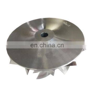 TD05H 20G 49179-43400 52.56/68.01mm 6+6 Blades Reverse Turbo Performance Design Aluminum 2618/milling/billet Compressor Wheel