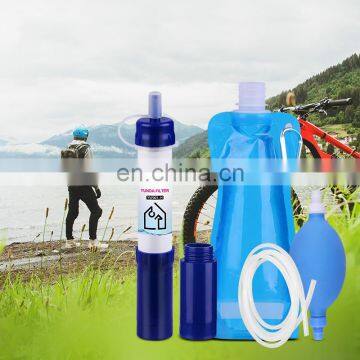 Hiking Water Filter Best Portable Water Purifier Portable Water Purifier Bottle Survival photo-2