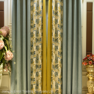 Thickened Velvet Jaquard Curtain
