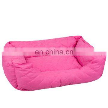Manufacturer Wholesale Plain Cotton Stuffed Pink Blue Dog Warm Soft Bed photo-2