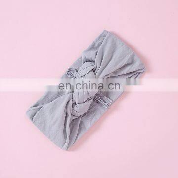Twist Knot Elastic Nylon Headbands Baby Headband Girl's photo-4