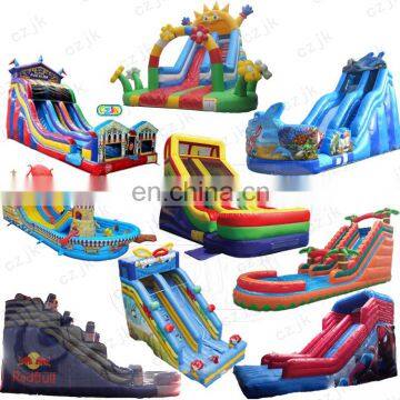 Aqua Hot Sell Fun Backyard Party Rent Use Home Moonwalk Professional Air Filled Outdoor Inflatable Water Slide for Kid