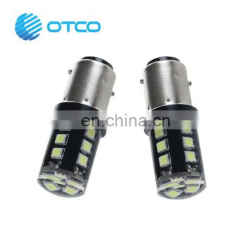 Car Tail Bulb 1156 1157 LED BA15S BAY15D S25 15 led 3030 Chips 6000K White 1157 led 3030 canbus