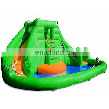 kids crocodile inflatable water slide for sale